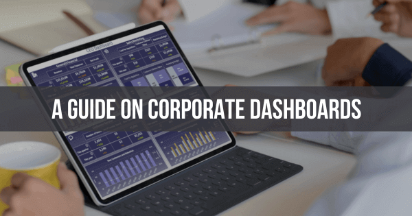 Corporate dashboard blog post by datapine