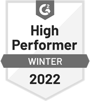 datapine's 'High Performer Badge' im Business Intelligence Software Ranking von G2Crowd